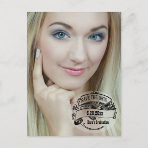 Vintage Style Save The Date Photo Card