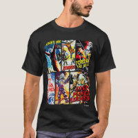 Vintage Style Sci Fi Horror Movie Poster Collage f