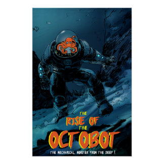 Vintage-style sci-fi movie poster illustration