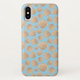 Vintage Style Seashell Pattern iPhone X Case