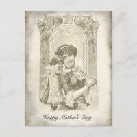Vintage Style Sepia Mother's Day