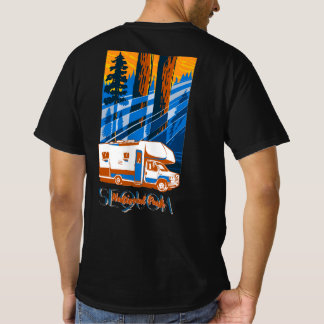 Vintage Style Sequoia National Park Road Trip T-Shirt