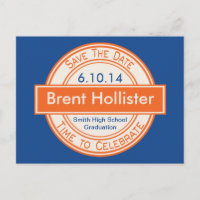 Vintage Style Sign Save The Date Graduation