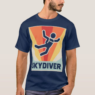 Vintage Style Skydiver T-Shirt