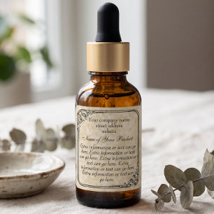 Vintage Style Soap & Cosmetics Tan Parchment style