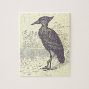 Vintage Style, Standing Bird Puzzle