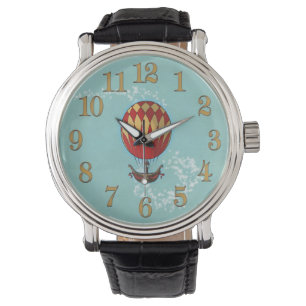 Vintage-Style Steampunk Hot Air Balloon Watch