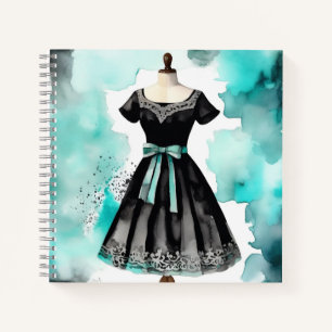 Vintage Style Timeless LBD Little Black Dress Notebook