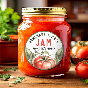 Vintage Style Tomato Jam custom label