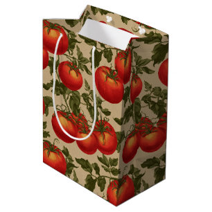 Vintage Style Tomatoes Medium Gift Bag