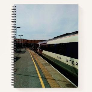Vintage style train notebook