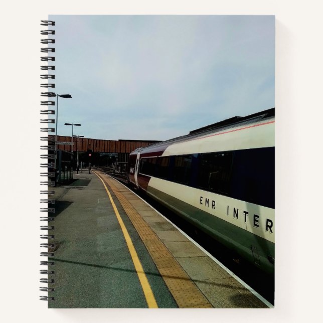 Vintage style train notebook (Front)