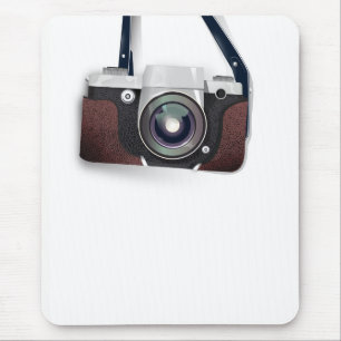 Vintage Style Vintage camera Mouse Mat