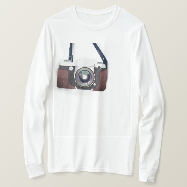 Vintage Style Vintage camera T-Shirt (Design Front)