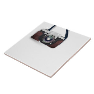 Vintage Style Vintage camera Tile