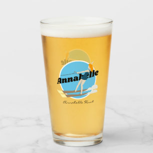 Vintage-style Waterski Glass
