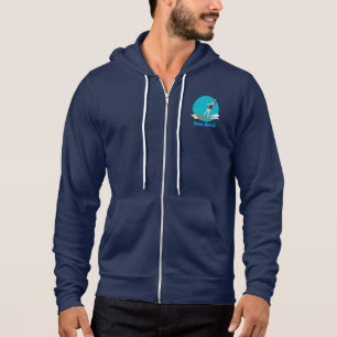 Vintage-style Waterski Hoodie