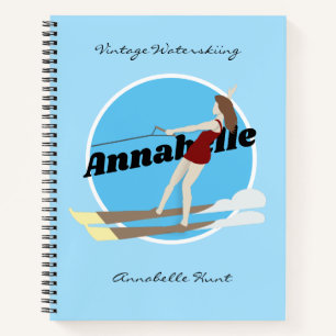 Vintage-style Waterski Notebook
