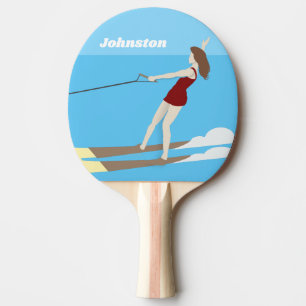 Vintage-style Waterski Ping Pong Paddle