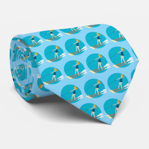 Vintage-style Waterski Tie