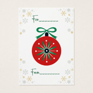 Vintage Style Whimsical Christmas Gift Card