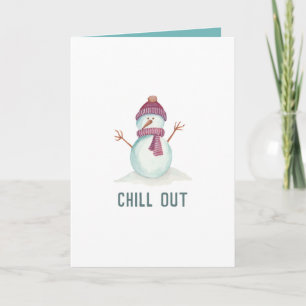 Vintage Style Winter Christmas Card