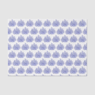 Vintage Stylised Blue Sea Coral #2 Tissue Paper