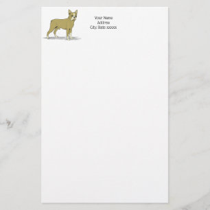 Vintage Stylised French Bulldog C Stationery