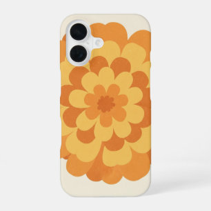 Vintage Stylised Marigold iPhone 16 Case