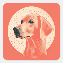 Vintage Stylish Dog Portrait