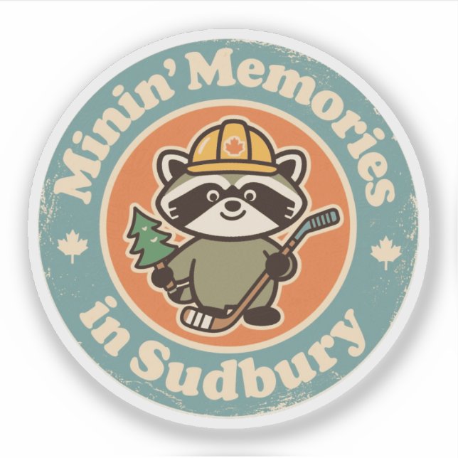 Vintage Sudbury Ontario Mining Memories (Front)