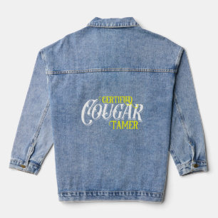 Vintage Sugar Momma Proud Mature Cougar Tamer Denim Jacket