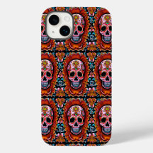 Vintage Sugar Skull Retro Day of the Dead