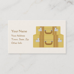 Vintage Suitcases Business Card