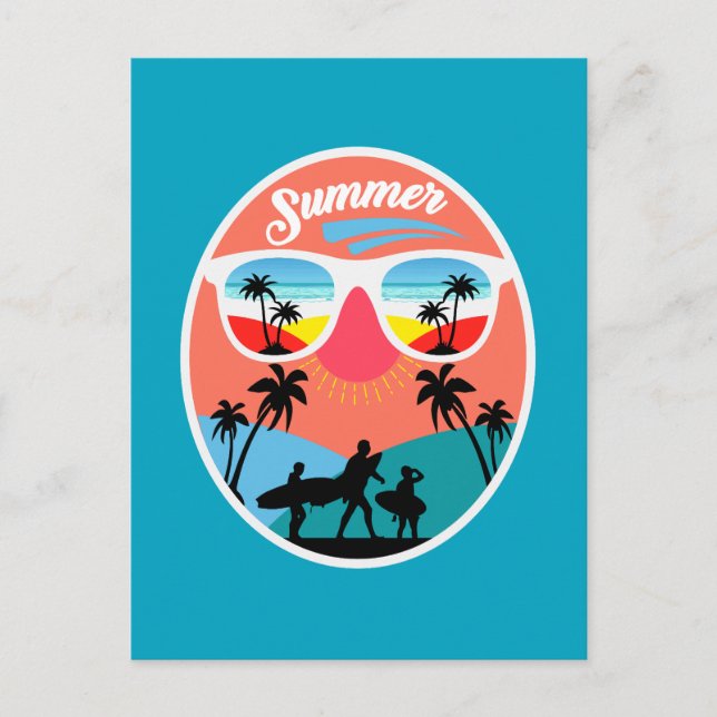 Vintage Summer Design-68265 Postcard (Front)