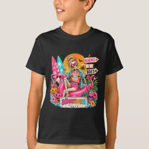 Vintage Summer Halloween Good Vibes Tropical T-Shirt