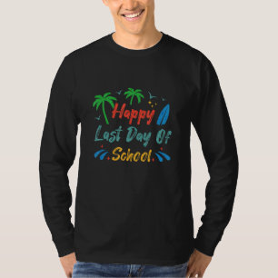 vintage summer happy last day of school season T-Shirt