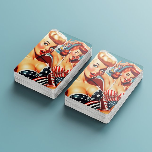 Vintage Summer Pinups Playing Cards (Creator Uploaded)
