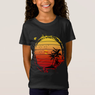 vintage summer sunset beach vacation T-Shirt