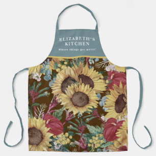 Vintage Summertime Tropical Apron