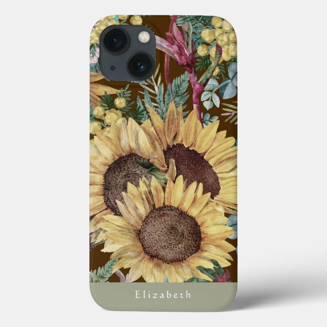 Vintage Summertime Tropical  Case-Mate iPhone Case (Back)
