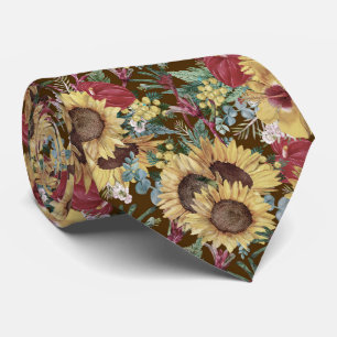 Vintage Summertime Tropical  Tie