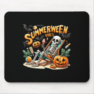 Vintage Summerween Ice Cream Summer Vacation Hallo Mouse Mat