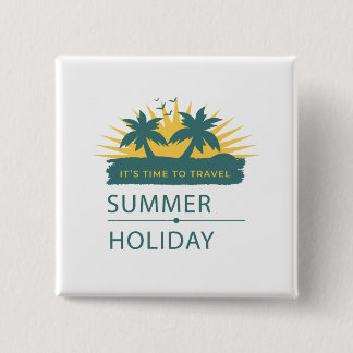 Vintage Sun-Drenched Retro 70s Summer Laptop Skin 15 Cm Square Badge