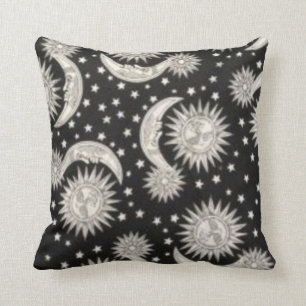 Vintage Sun, Moon & Stars Cushion