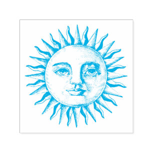 VINTAGE SUN RUBBER STAMP