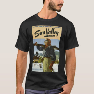 Vintage Sun Valley Idaho Travel TShirt