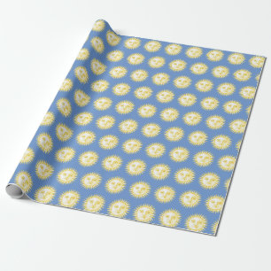 Vintage Sun Wrapping Paper