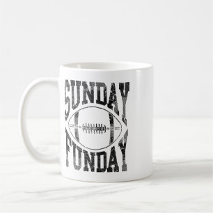 Vintage Sunday Funday Footll Men Women Kids Coffee Mug