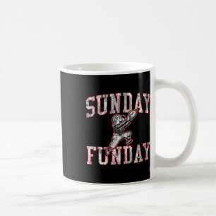 Vintage Sunday Funday T Shirt New England Football Coffee Mug